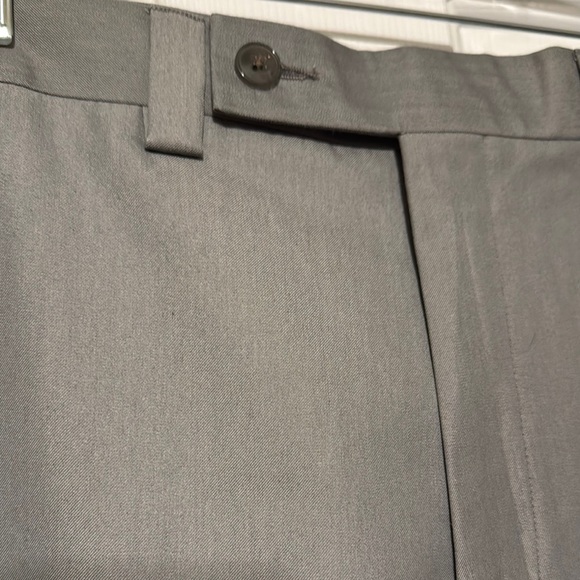 Calvin Klein Gray Dress Trousers Formal Straight-Leg 36 x 32 - Picture 3 of 7
